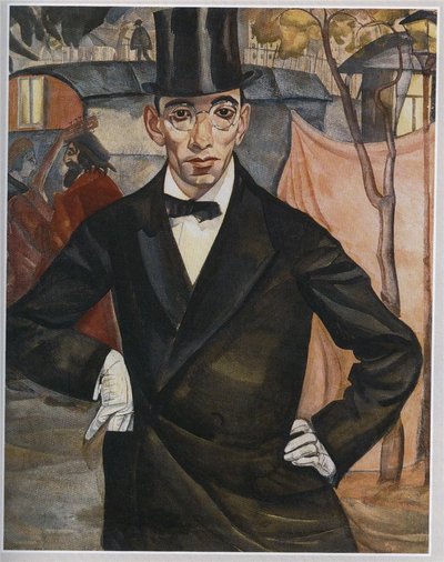 Onbekend schilderij door Boris Dmitrievich Grigoriev